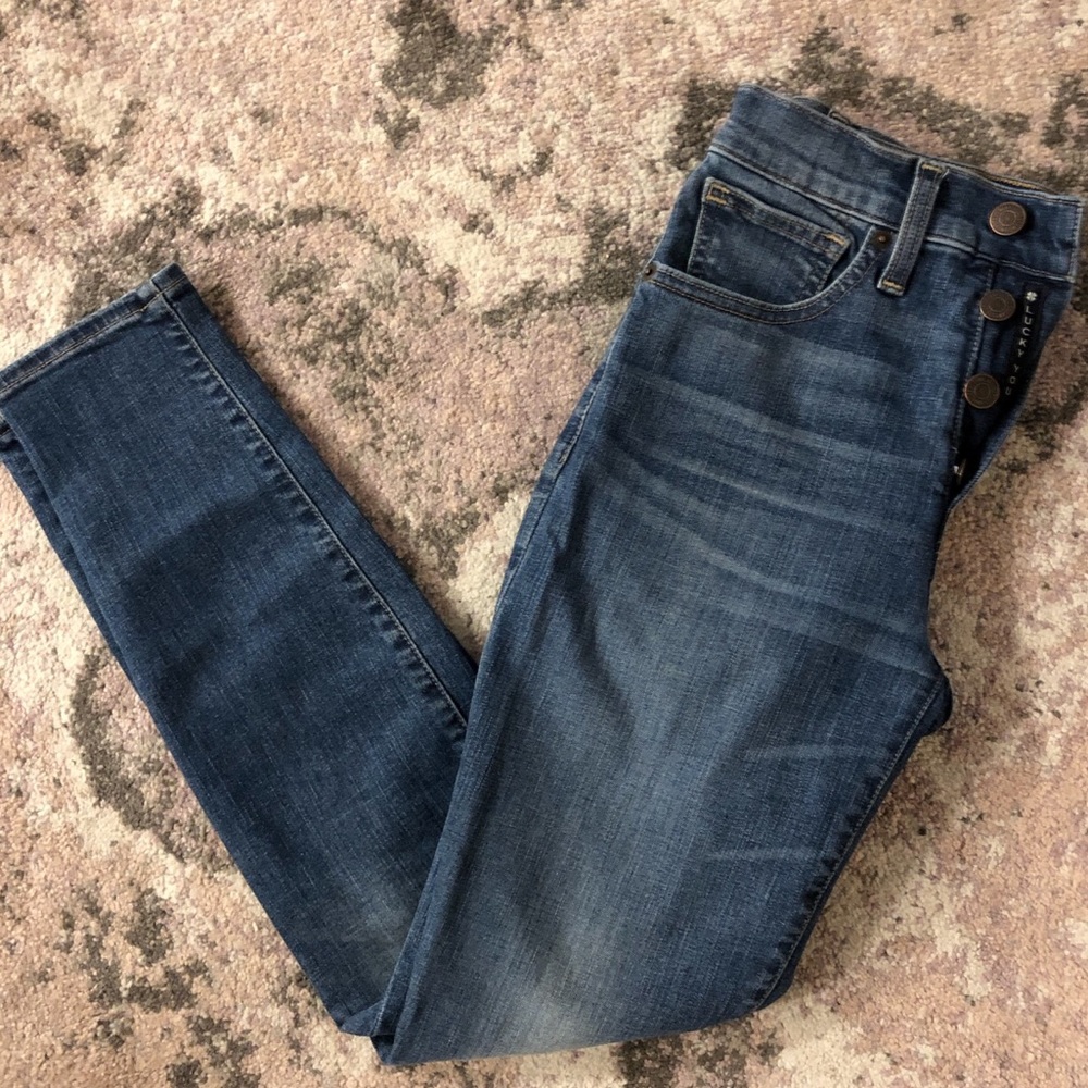 Luck brand. Bridgette high rise skinny jeans.